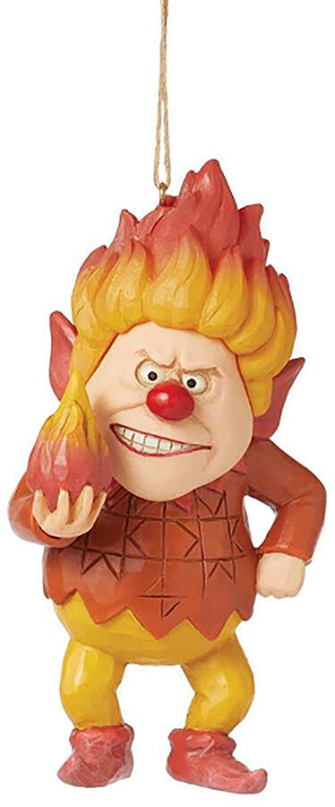 Year without a Santa Claus Heat Miser Holding Fire Ornament - No Box by Jim Shore-1