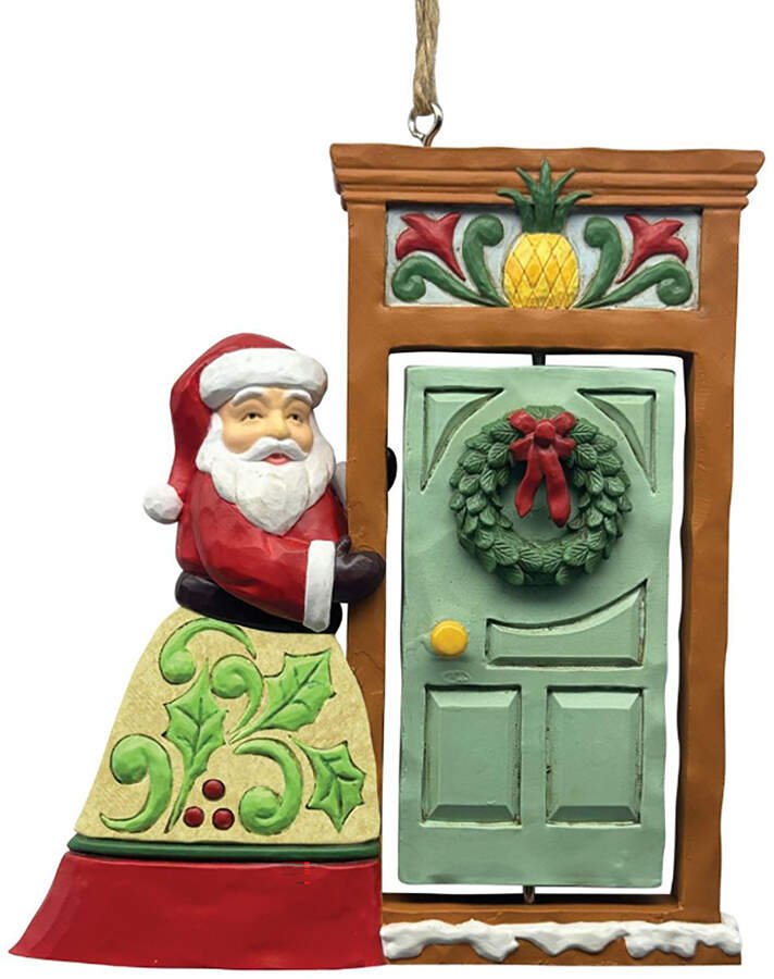 Annual Rotating Ornament Santa-Home For The Holidays - No Box Nb2024 by Jim Shore-2