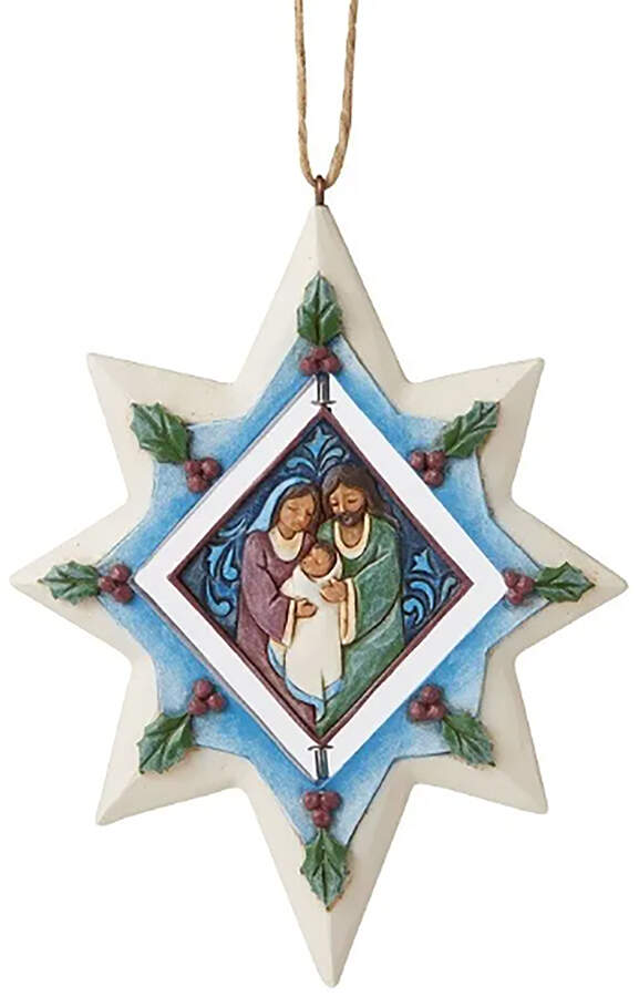 Annual Rotating Ornament Nativity-O Holy Night - No Box Nb2020 by Jim Shore-1