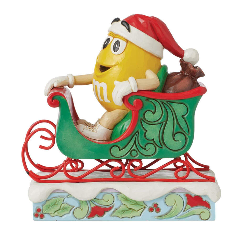 M&M's Christmas A Sweet Ride - No Box by Jim Shore-1