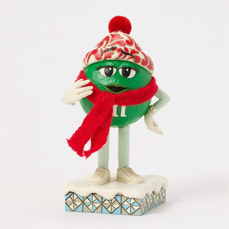 M&M's Christmas Knitted With Warmth - No Box by Jim Shore-1