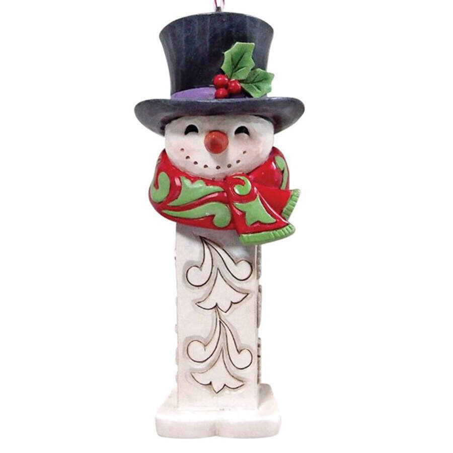 Pez Candies Pez Snowman Hanging Ornament - Boxed by Jim Shore-1