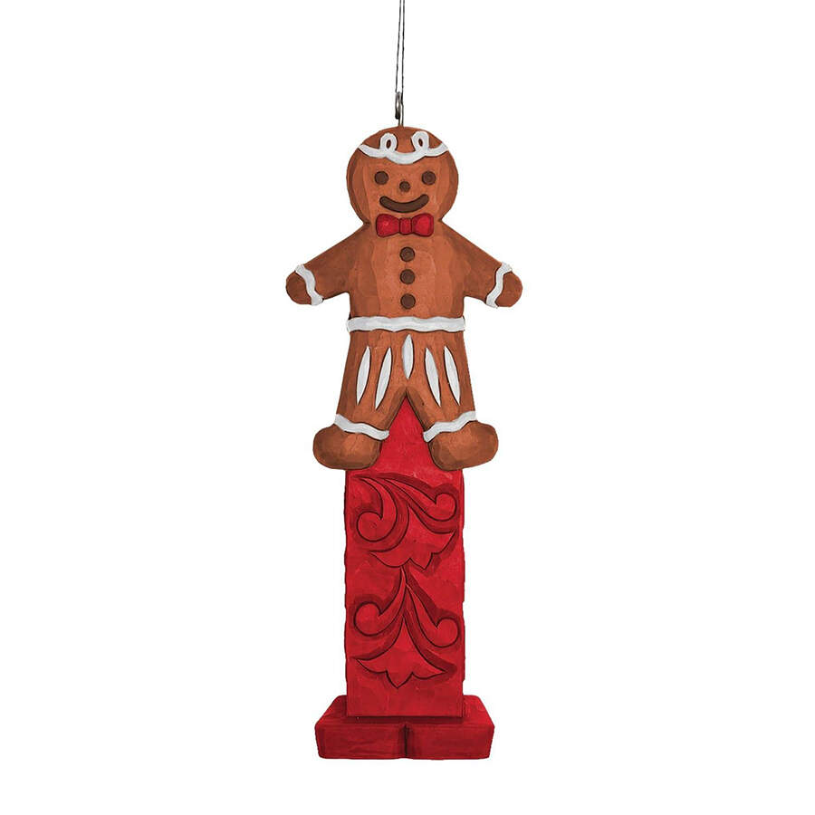 Pez Candies Gingerbread Man Pez Ornament - Boxed by Jim Shore-1