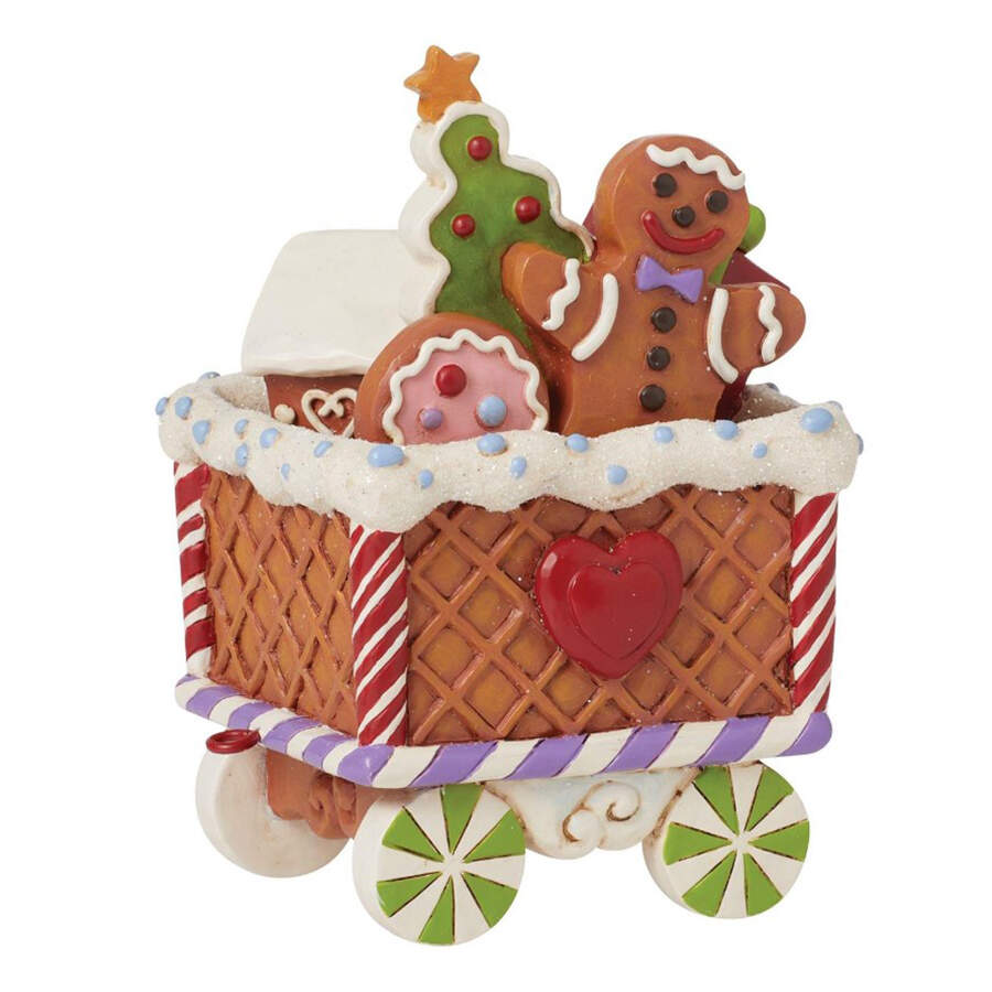 Gingerbread Christmas Collection Railway Surprises-Train Car - Boxed by Jim Shore-1