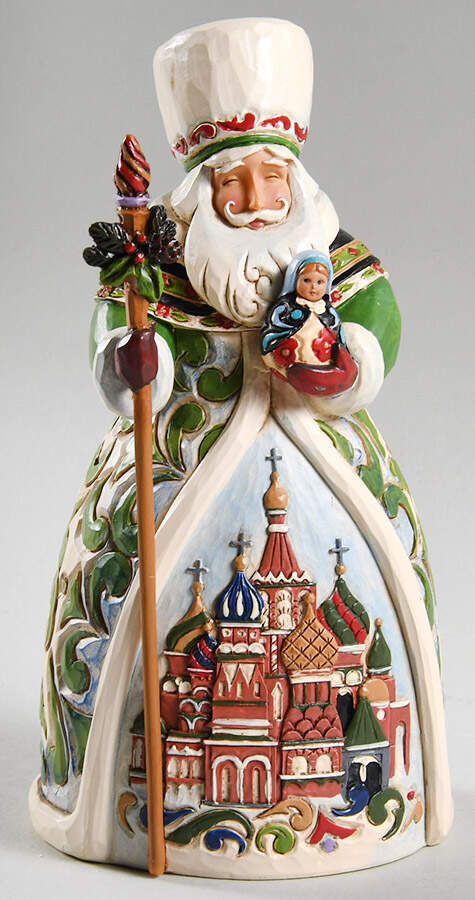 Santas Around the World Russian - Granfather Frost - Boxed by Jim Shore-1