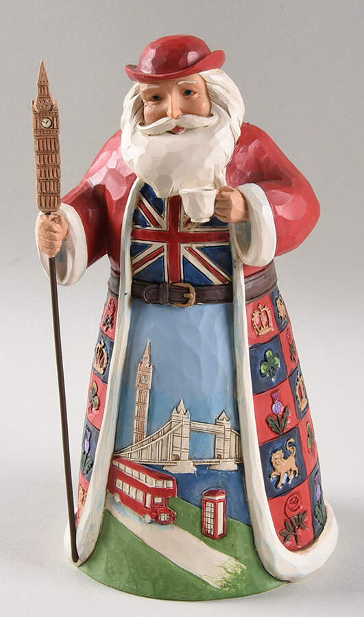 Santas Around the World British-A British Christmas - No Box by Jim Shore-1