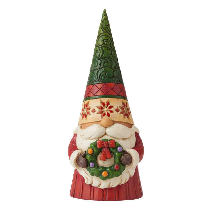 Holiday Gnomes Decorating Gnome And Hearth - Boxed by Jim Shore-1
