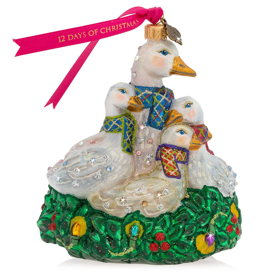 Twelve Days of Christmas Six Geese A Laying - No Box by Jay Strongwater-1