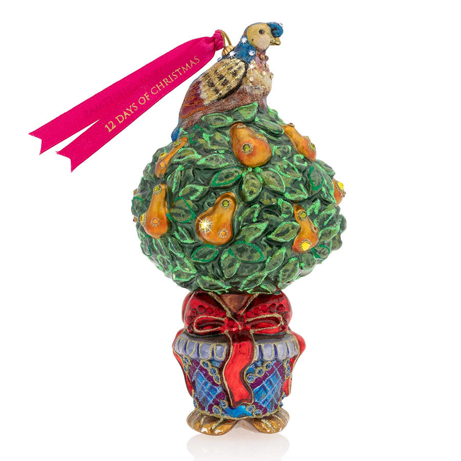 Twelve Days of Christmas Partridge In A Pear Tree - No Box by Jay Strongwater-1