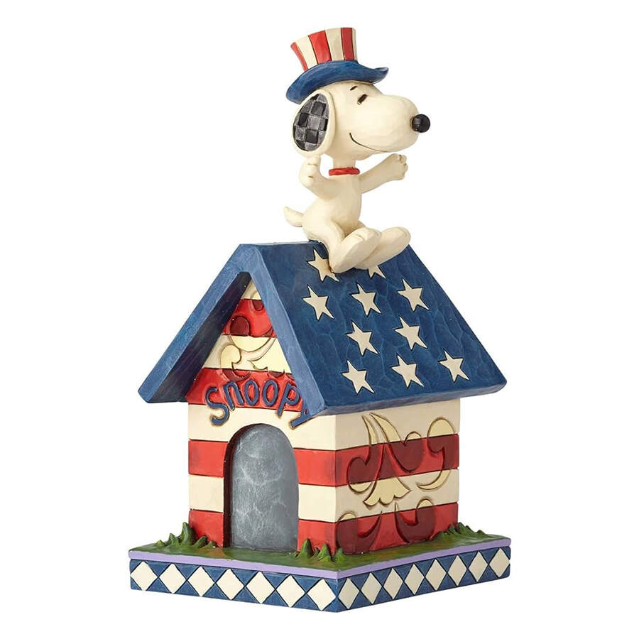 Peanuts Patriotic Home Of The Brave - No Box by Jim Shore-1