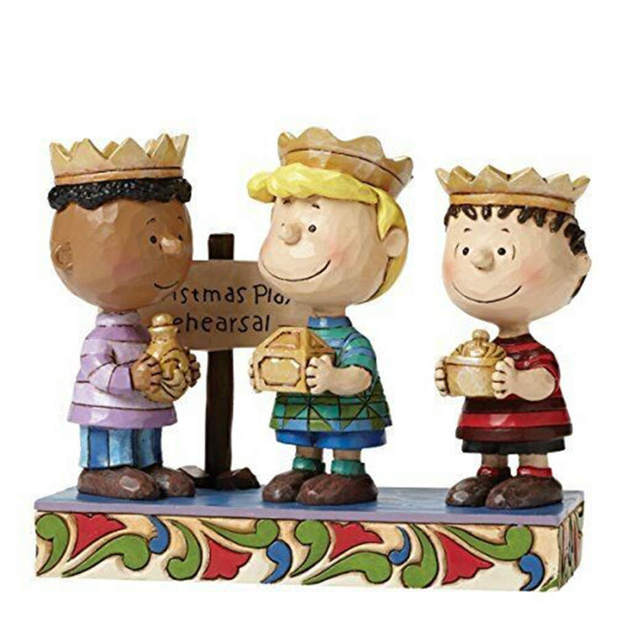 Peanuts Christmas Pageant Practice Makes Perfect - No Box by Jim Shore-1