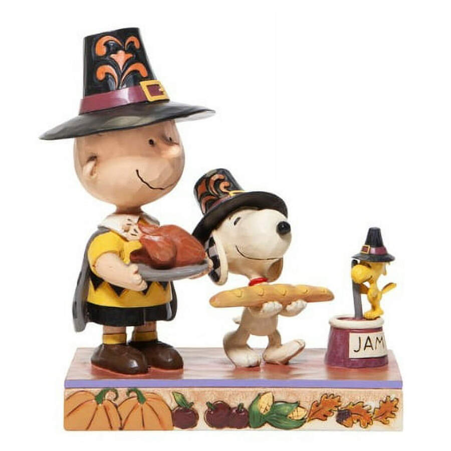 Peanuts Thanksgiving Thankful For Friendship - Boxed by Jim Shore-1