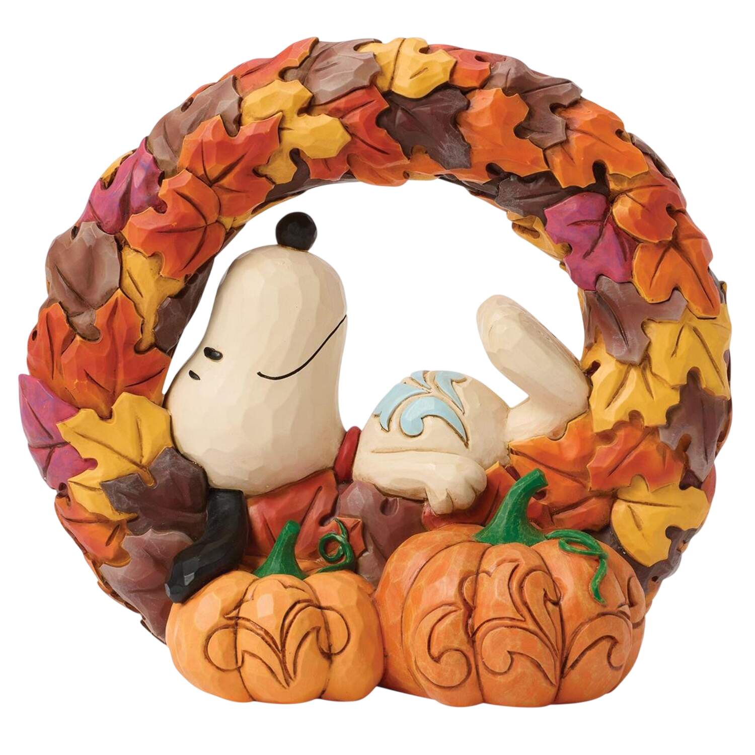 Peanuts Thanksgiving Layers Of Autumn - Boxed by Jim Shore-1