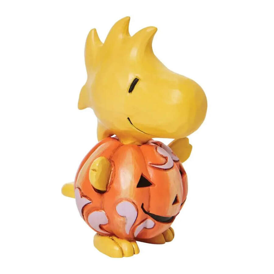 Snoopy Miniatures Woodstock Pumpkin - Boxed by Jim Shore-1