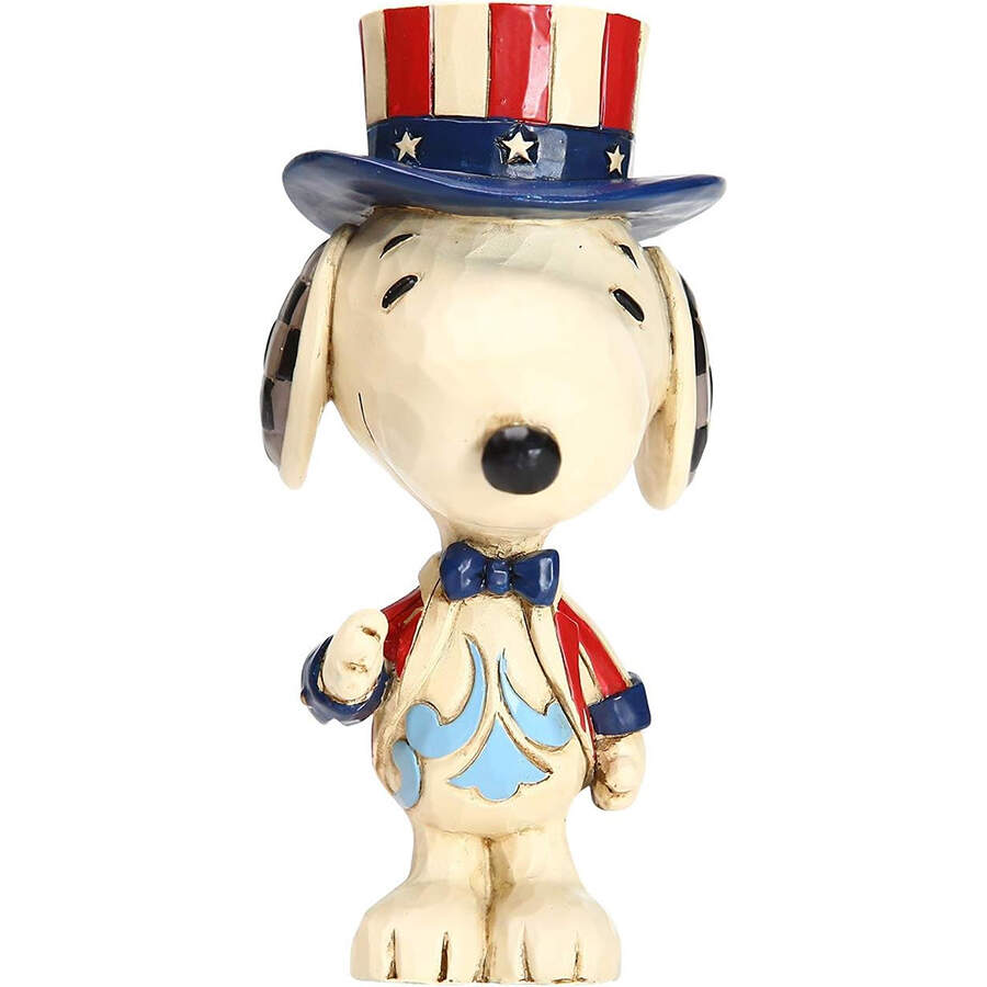 Snoopy Miniatures Snoopy Patriotic - No Box by Jim Shore-1