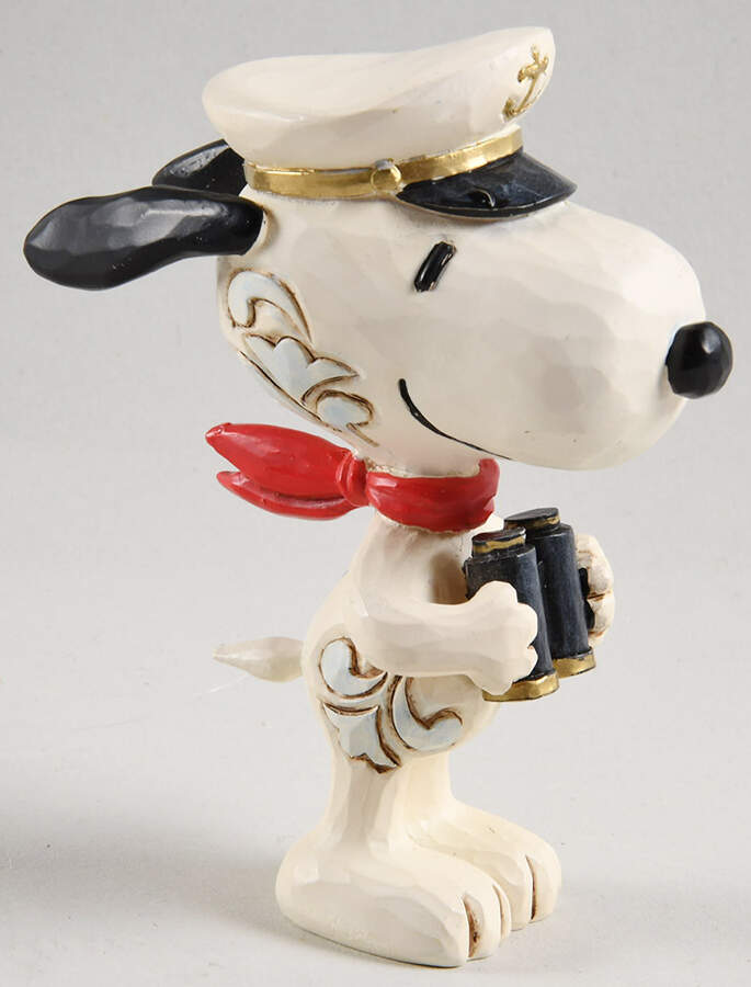 Snoopy Miniatures Snoopy Sailor Captain - Boxed by Jim Shore-1