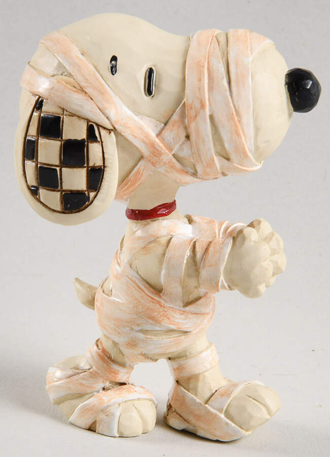 Snoopy Miniatures Snoopy As Mummy - Boxed by Jim Shore-1