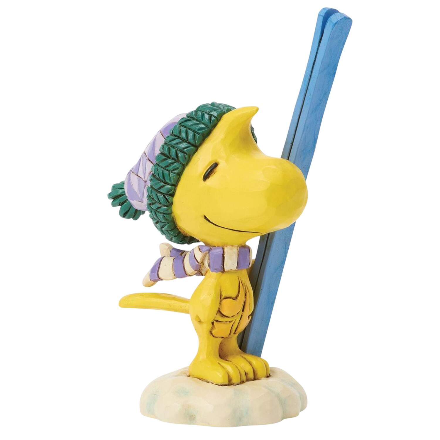 Snoopy Miniatures Woodstock With Skis Mini - Boxed by Jim Shore-1