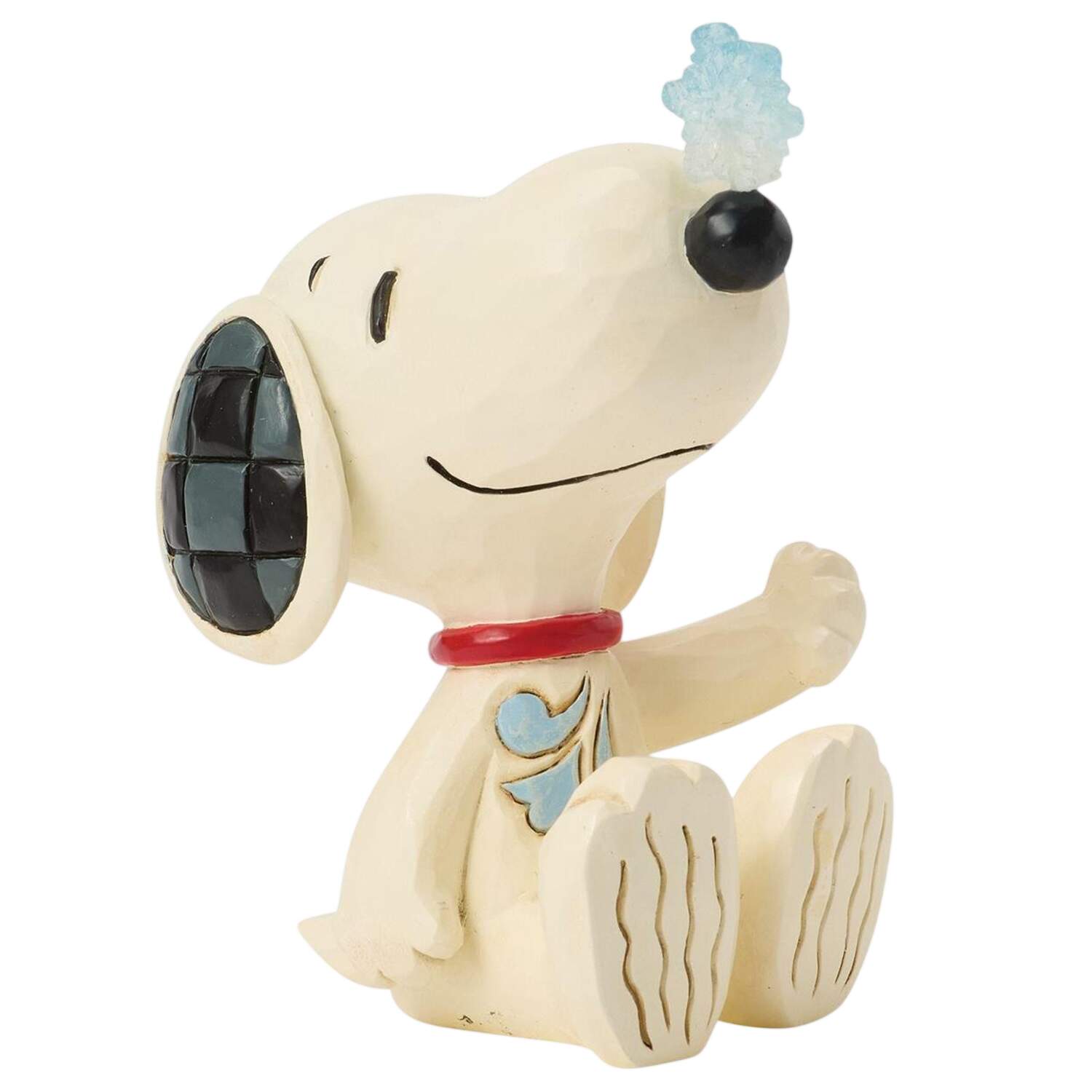 Snoopy Miniatures Snoopy With Snowflake On Nose Mini - Boxed by Jim Shore-1