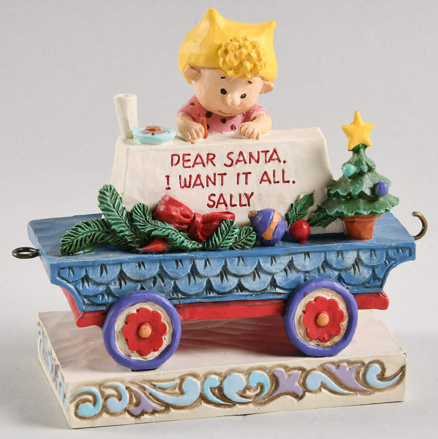 Peanuts Christmas Train Sally - Train Car - No Box by Jim Shore-1