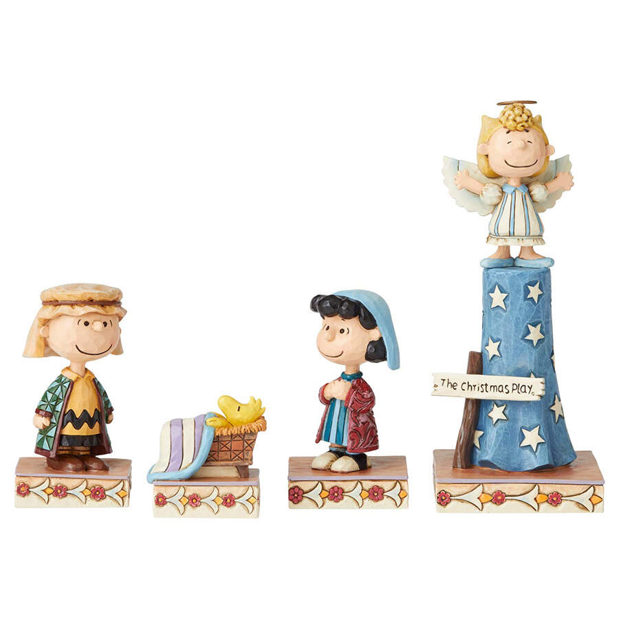 Peanuts Christmas Pageant Nativity True Meaning Of Christmas - With Box by Jim Shore-1