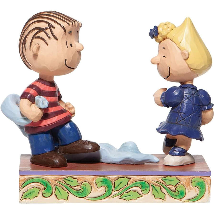 Peanuts Christmas Dance Christmas Dance-Linus & Sally - No Box by Jim Shore-1