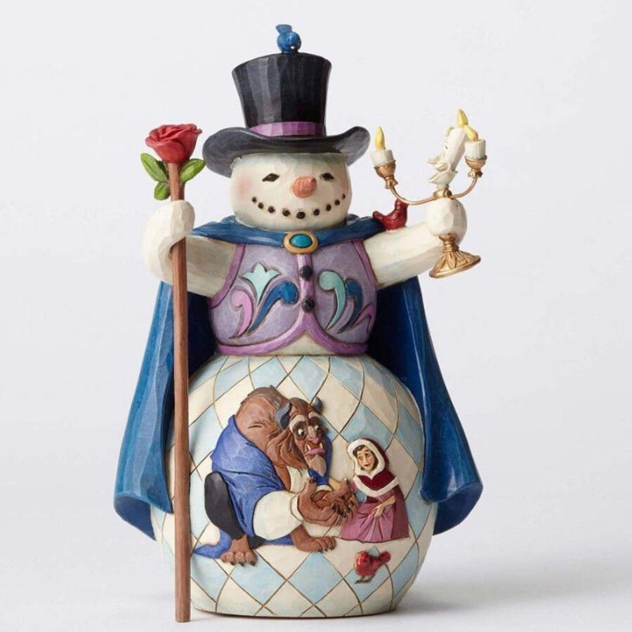 Beauty & the Beast-Disney Traditiions Enchanted Christmas - With Box by Jim Shore-1