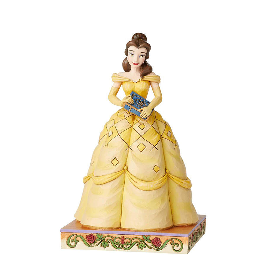 Beauty & the Beast-Disney Traditiions Book-Smart Beauty - No Box by Jim Shore-1