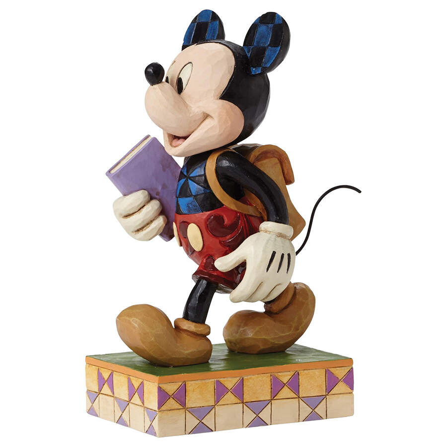 Mickey & Friends Celebrations Eager To Learn - Back To School Mickey - Boxed by Jim Shore-1