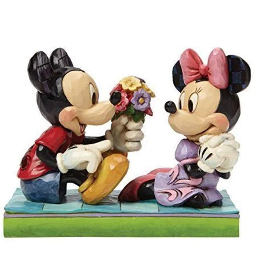 Mickey & Friends Valentine's I Picked This Just For You - Boxed by Jim Shore-1