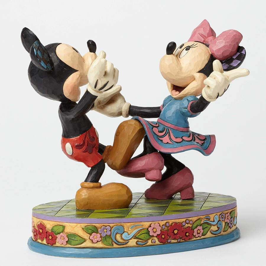 Mickey & Friends Valentine's Swinging Sweethearts - Boxed by Jim Shore-1