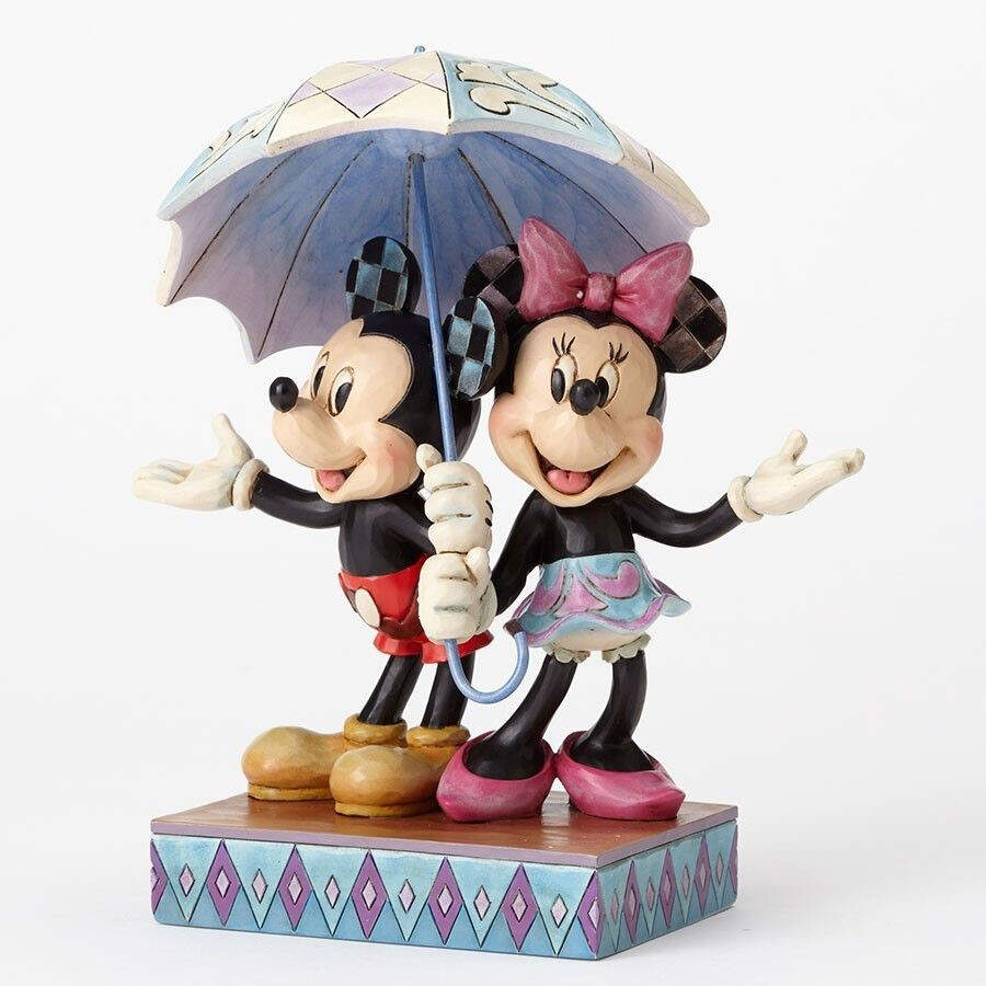 Mickey & Friends Valentine's Rainy Day Romance - Boxed by Jim Shore-1