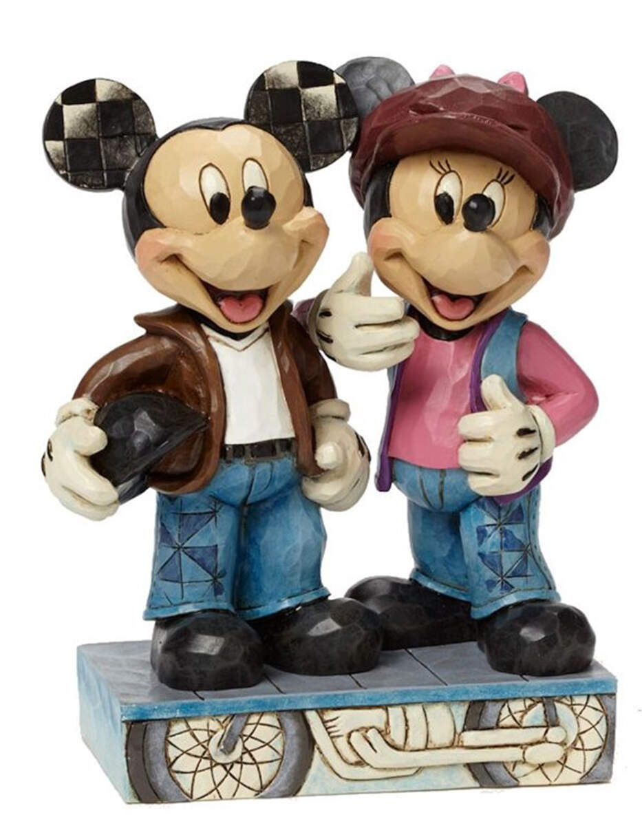 Mickey & Friends Valentine's Biking Sweethearts - Boxed by Jim Shore-1