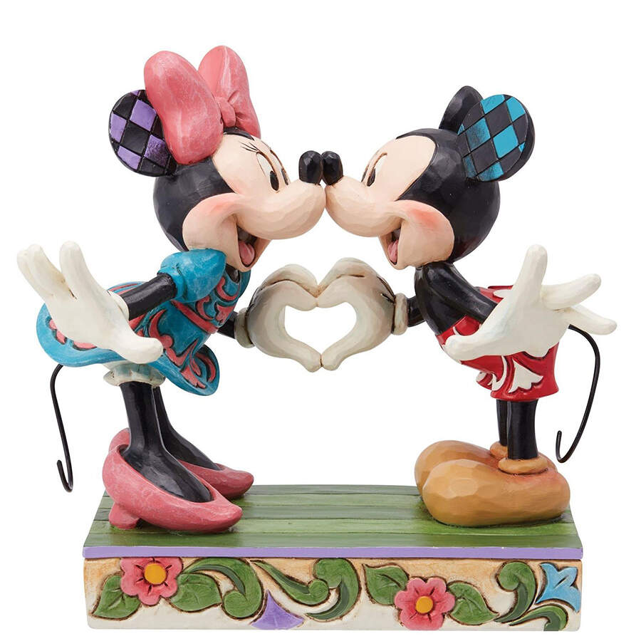 Mickey & Friends Valentine's A Sign Of Love - No Box 42 by Jim Shore-1