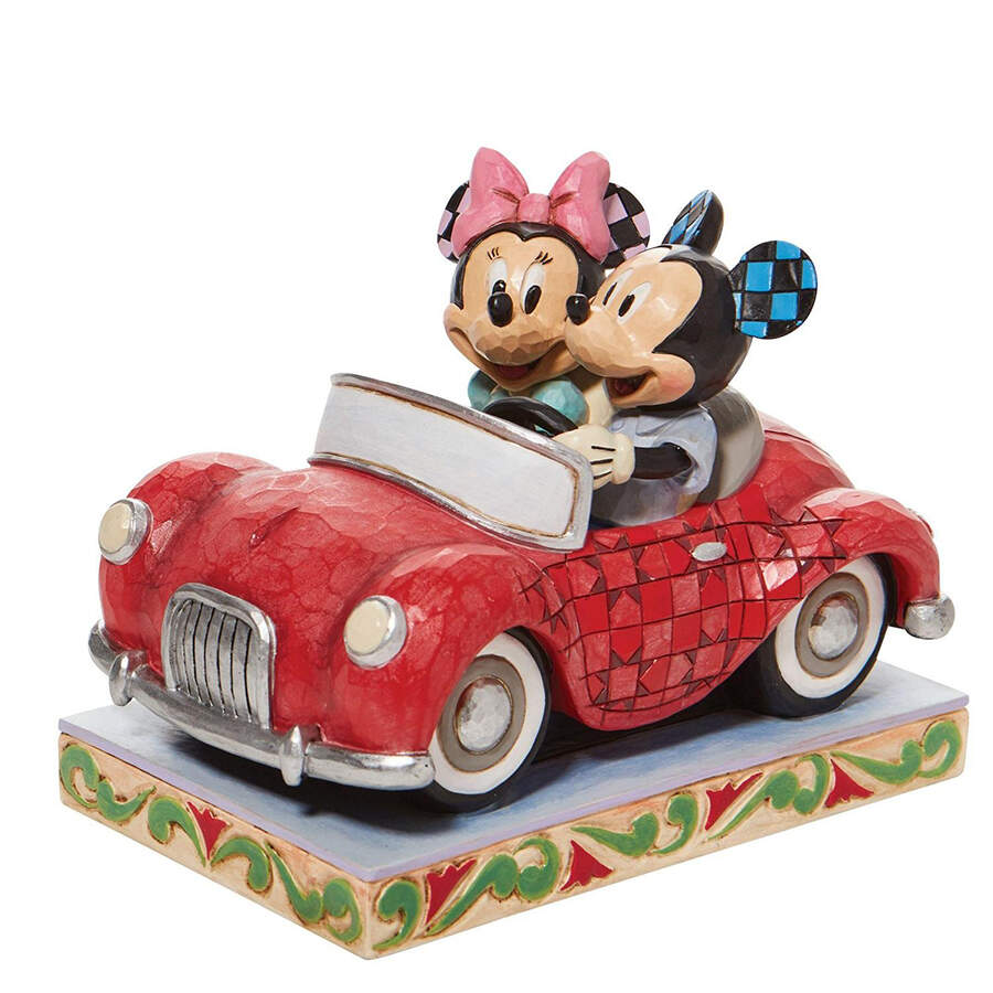 Mickey & Friends Valentine's A Lovely Drive - Boxed by Jim Shore-1