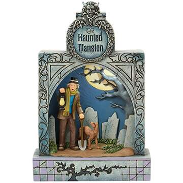 Haunted Mansion-Disney Traditions Ghostly Graveyard Guardian-Diorama - Boxed by Jim Shore-1