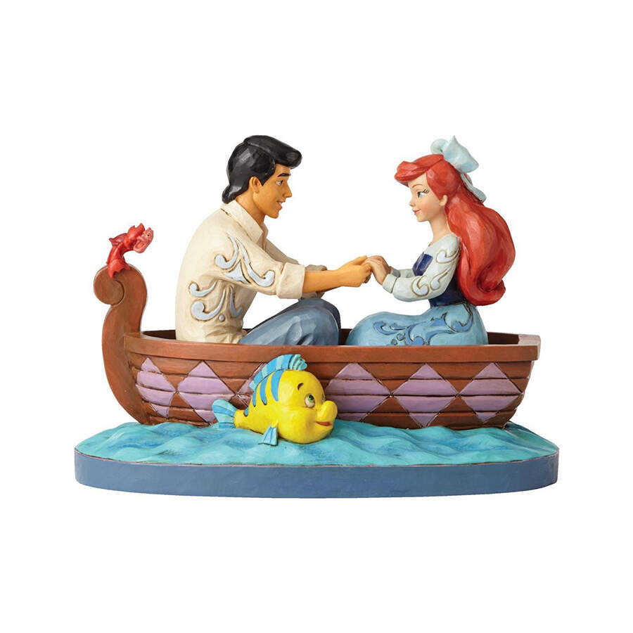 Little Mermaid - Disney Traditions Waiting For A Kiss - Boxed by Jim Shore-1