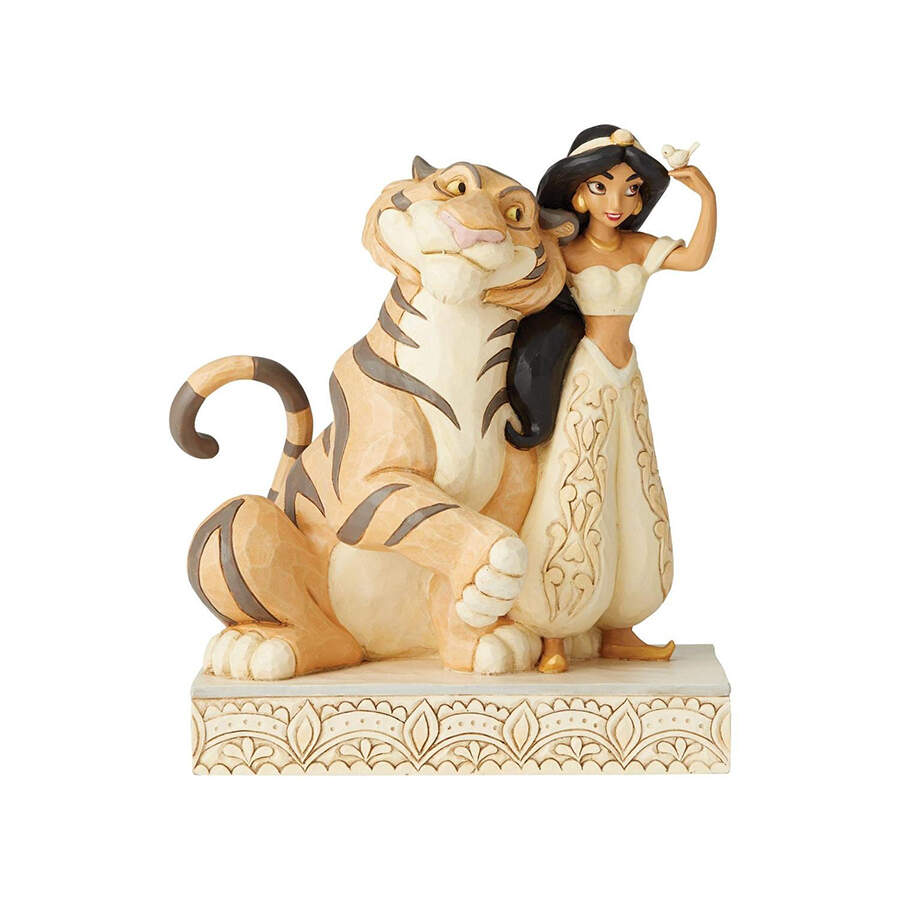 Aladdin - Disney Traditions Wondrous Wishes - White Woodland - Boxed by Jim Shore-1