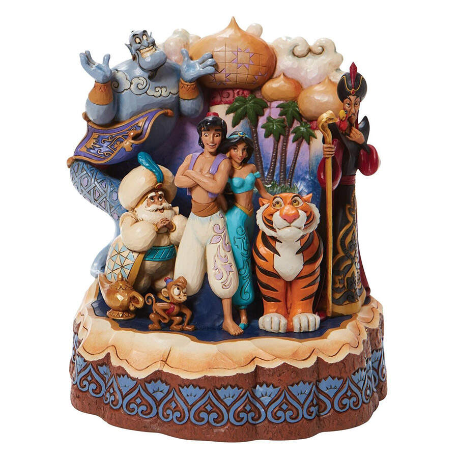 Aladdin - Disney Traditions A Wondrous Place-Carved By Heart - No Box by Jim Shore-1