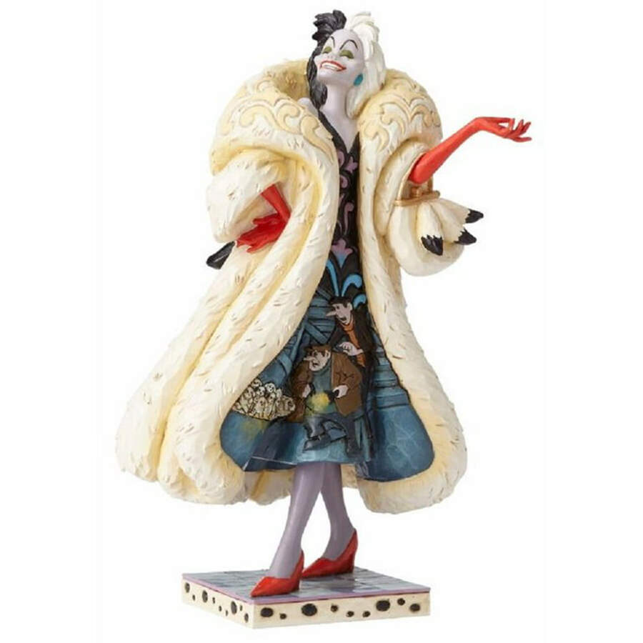 101 Dalmatians - Disney Traditions Devilish Dognapper - Curella De Vil - Boxed by Jim Shore-1