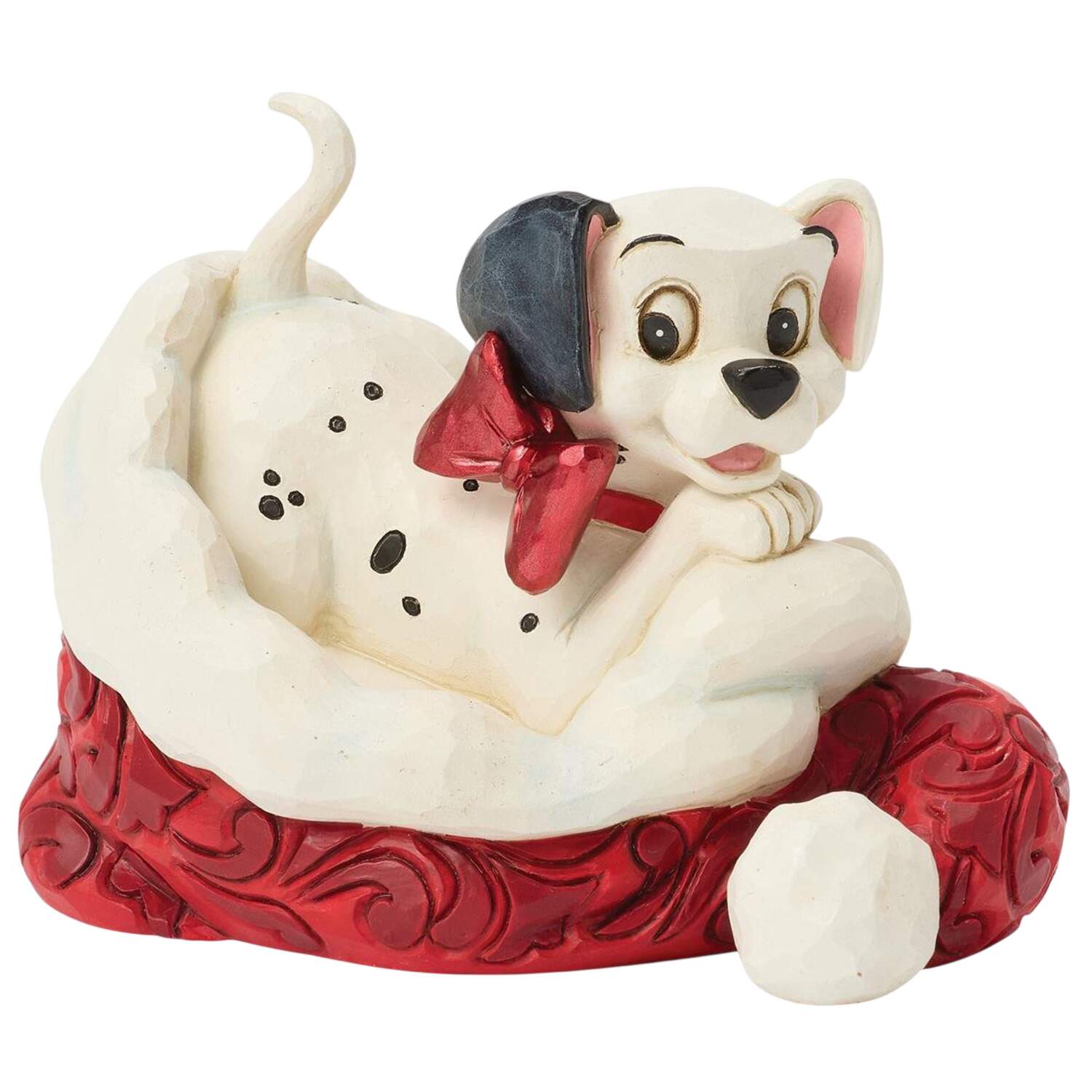 101 Dalmatians - Disney Traditions Dalmatian Santa Hat - Boxed by Jim Shore-1