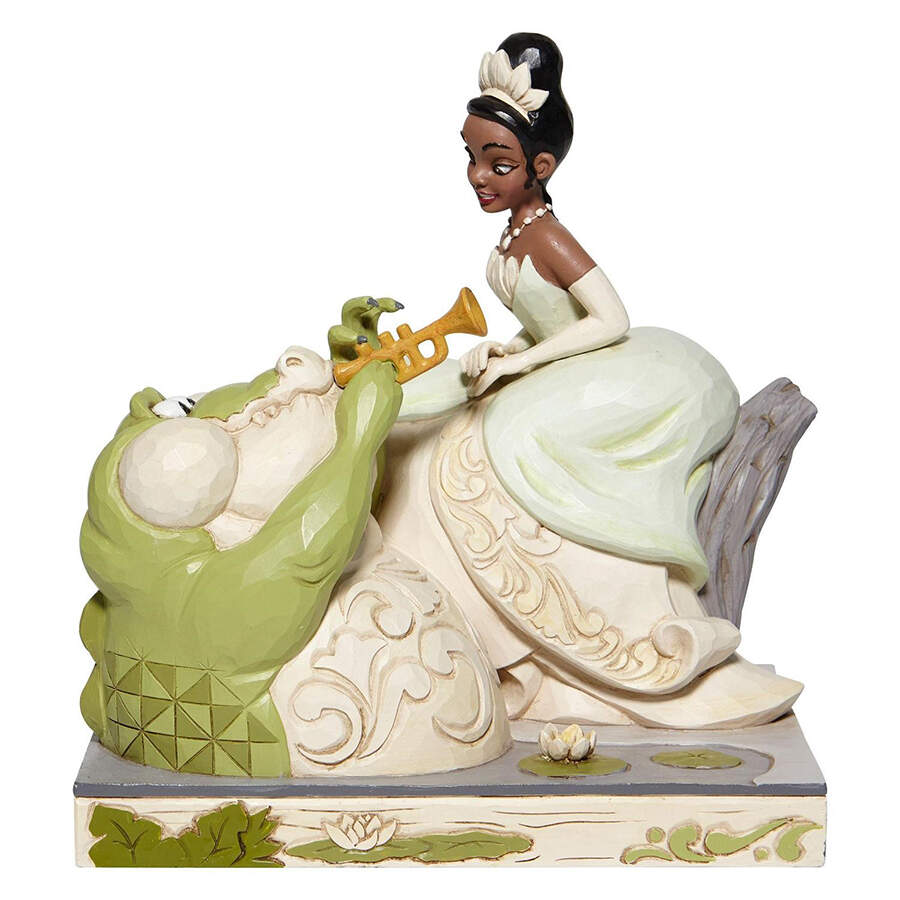 Princess & the Frog - Disney Traditions Bayou Beauty - White Woodland - Boxed by Jim Shore-1