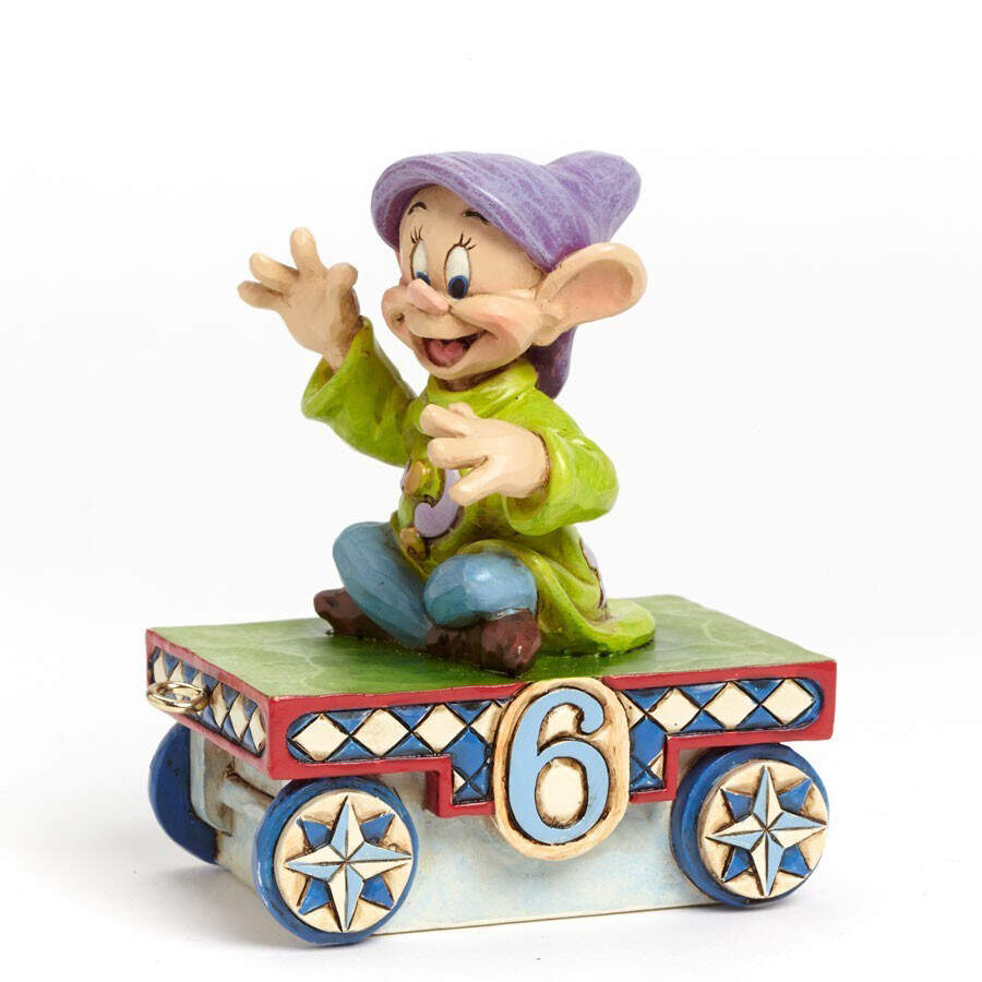 Birthday Train - Disney Traditions Dopey - Age 6 - Boxed by Jim Shore-1
