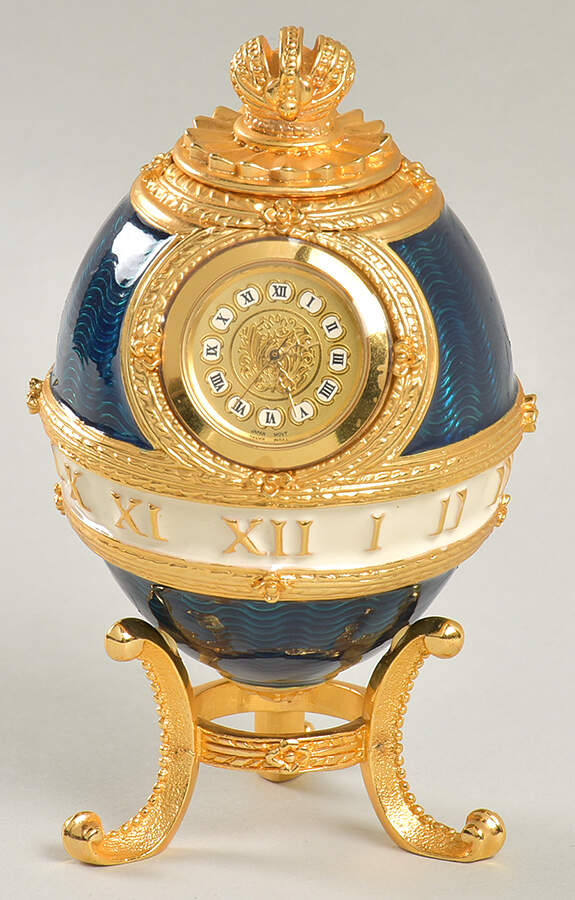 Imperial Treasures Timepeice Egg - No Box by Joan Rivers Worldwide-1