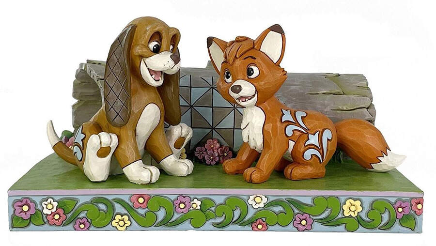 Fox & the Hound - Disney Traditions An Unlikely Friendship - Boxed by Jim Shore-1