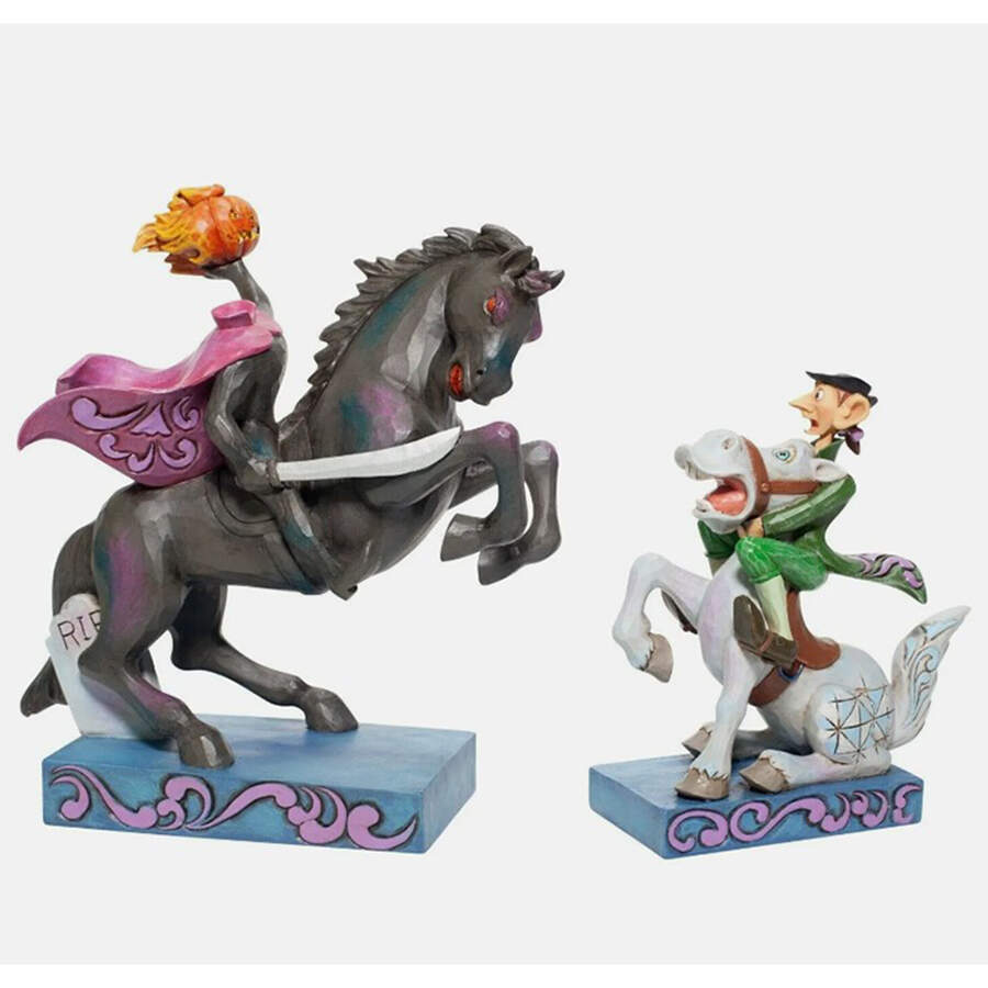 Legend of Sleepy Hollow Heads Up, Ichabod! - Set Of 2 - No Box by Jim Shore-1