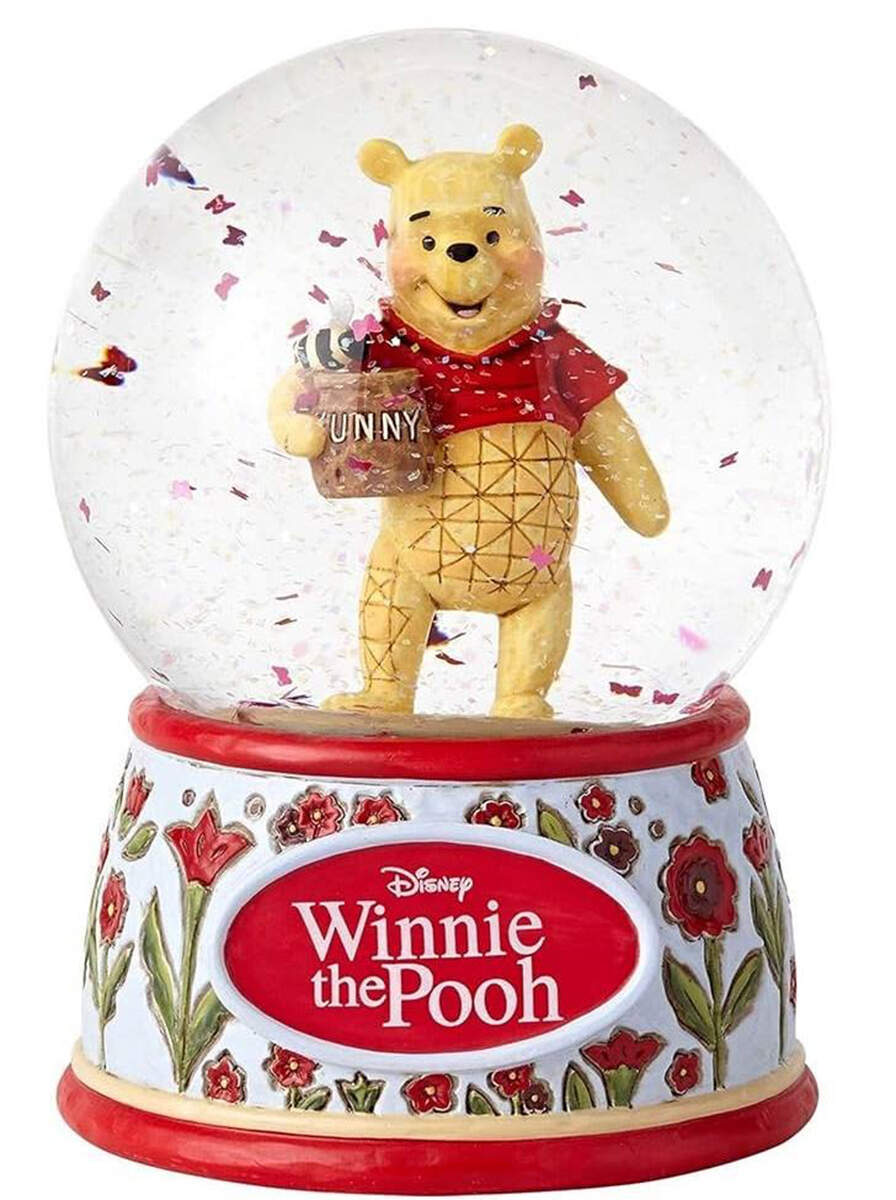 Disney Traditions Snowglobes Silly Old Bear - Pooh - Boxed by Jim Shore-1