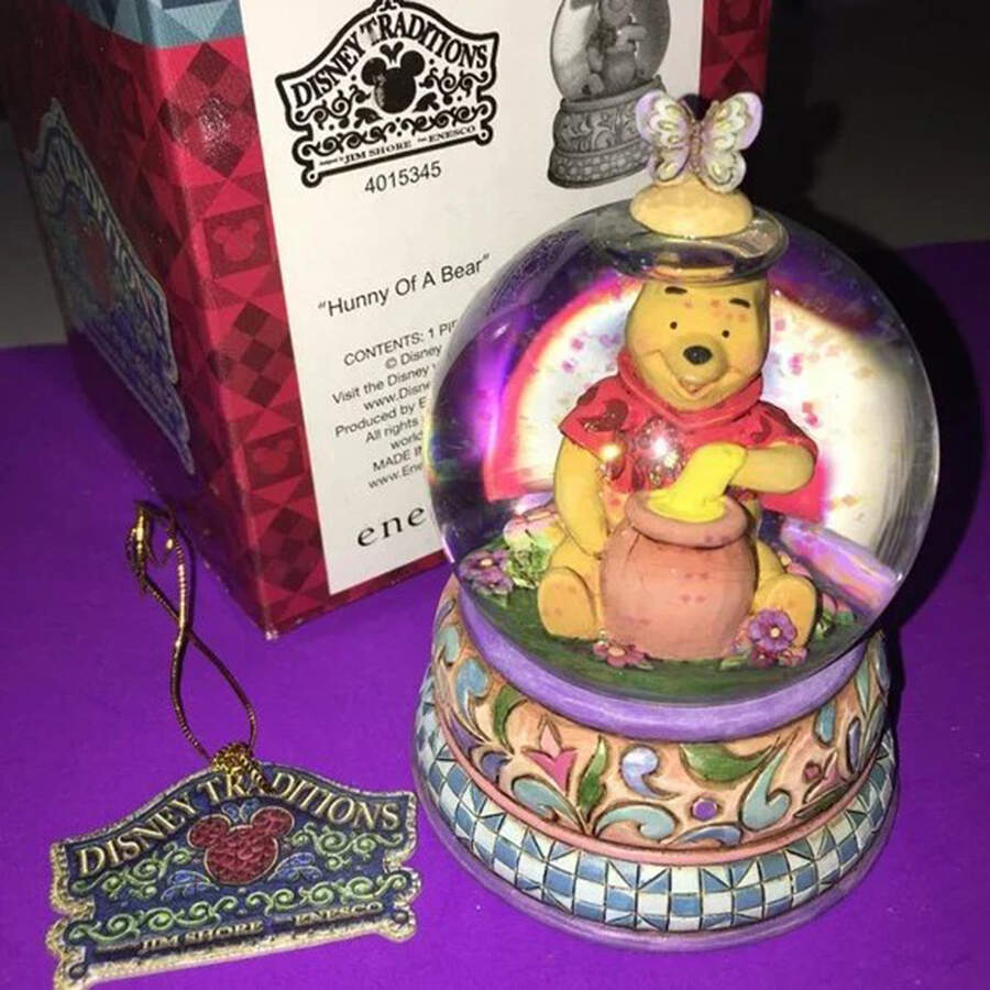 Disney Traditions Snowglobes Hunny Of A Bear - Pooh - No Box by Jim Shore-1