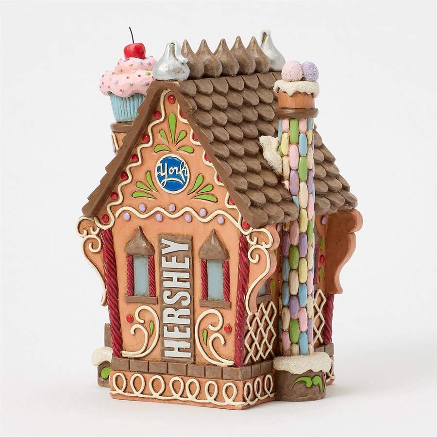 Hershey Christmas Candy-Coated Cottage - Boxed by Jim Shore-1