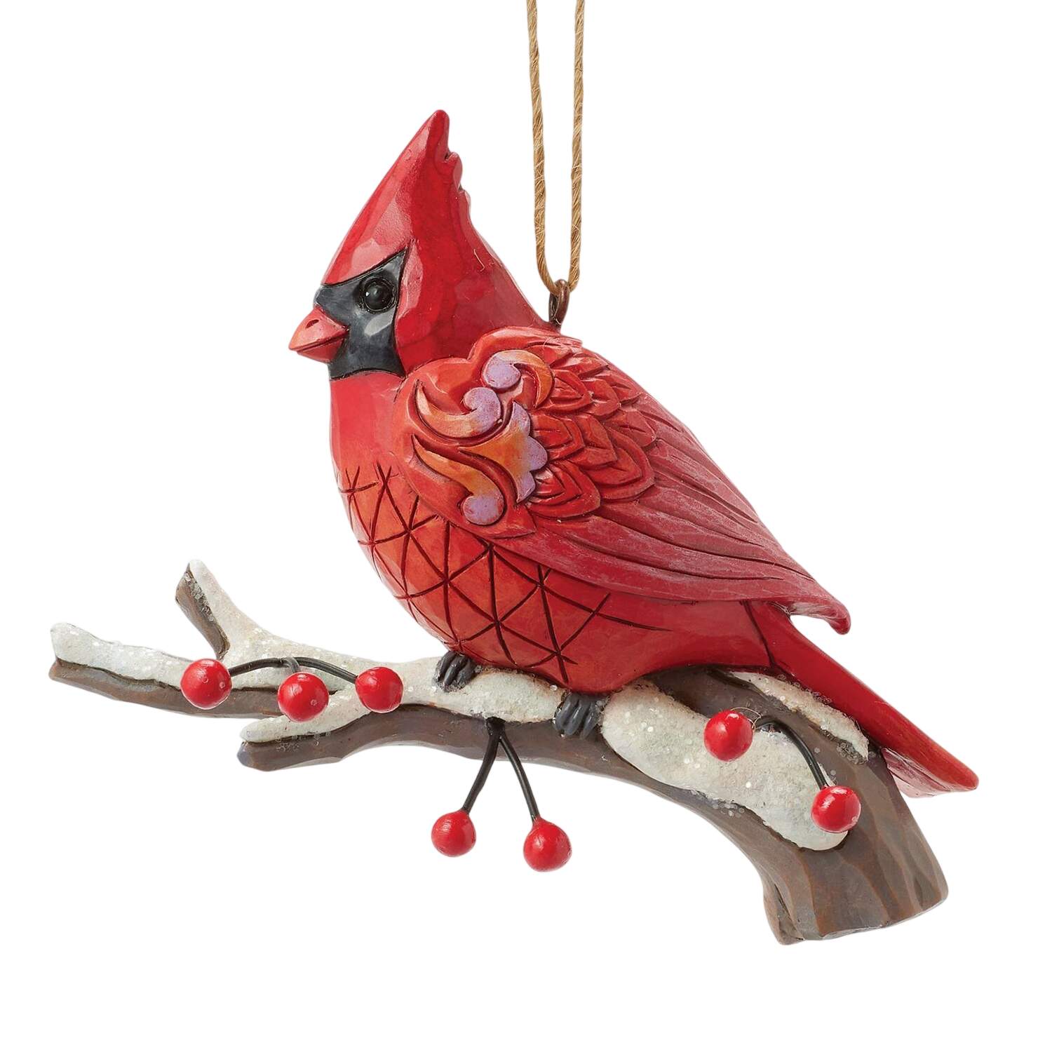 Caring Cardinals Ornaments Cardinal Blissful Berries - No Box by Jim Shore-1